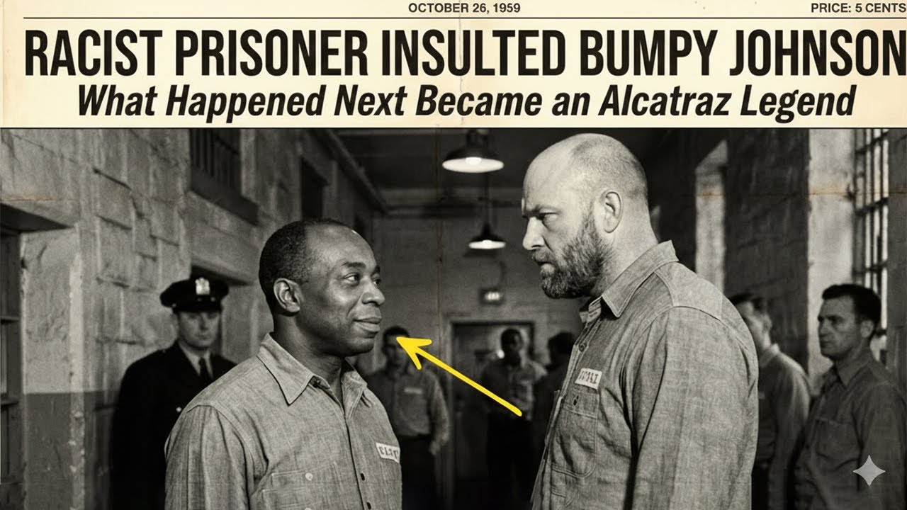 1957: Un preso violador insultó a Bumpy Johnson, Bumpy sonrió. Luego, el hombre perdió un ojo.