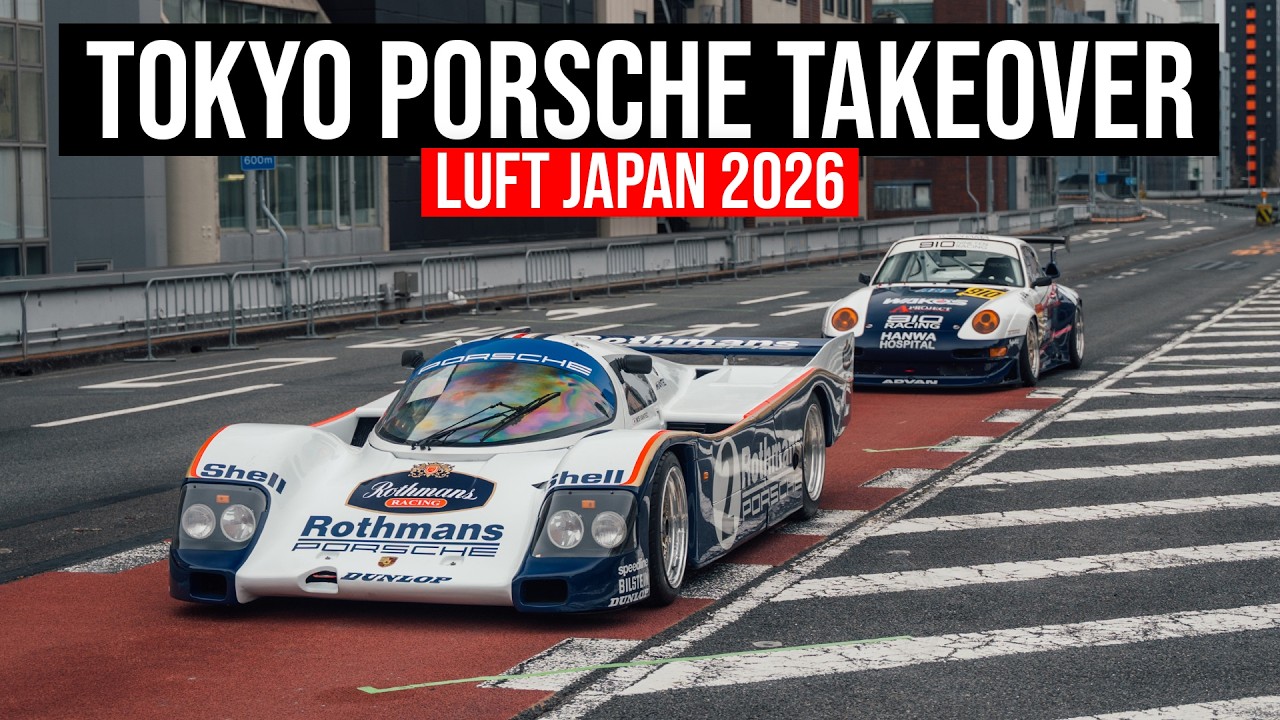 200 Air-Cooled Porsches Took Over Tokyo | Luftgek&uuml;hlt Japan
