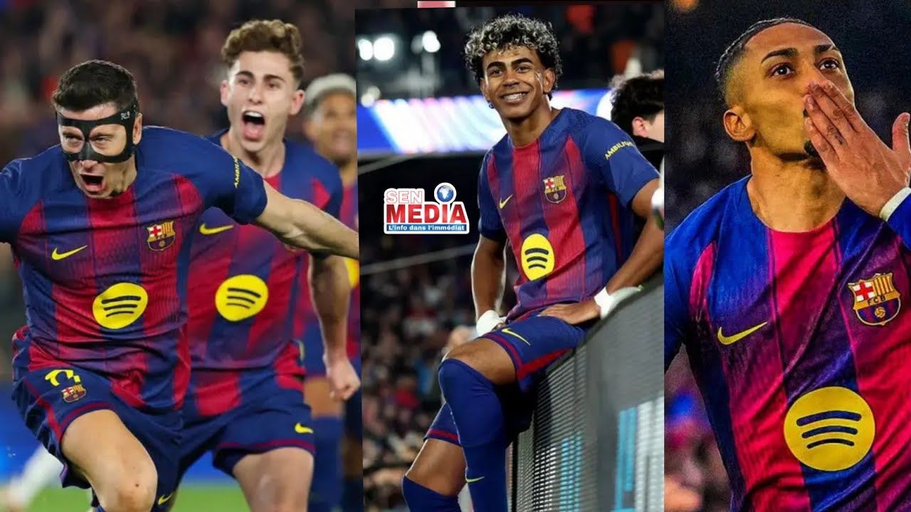 Barça de Yamal, sans pitié, a sévèrement corrigé Newcastle 7-2 Raphia Lewandowski Bernal Hall Fermin