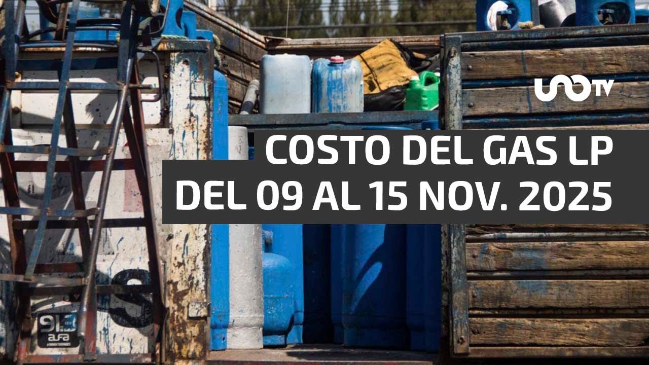 Precio del gas LP del 9 al 15 de noviembre de 2025