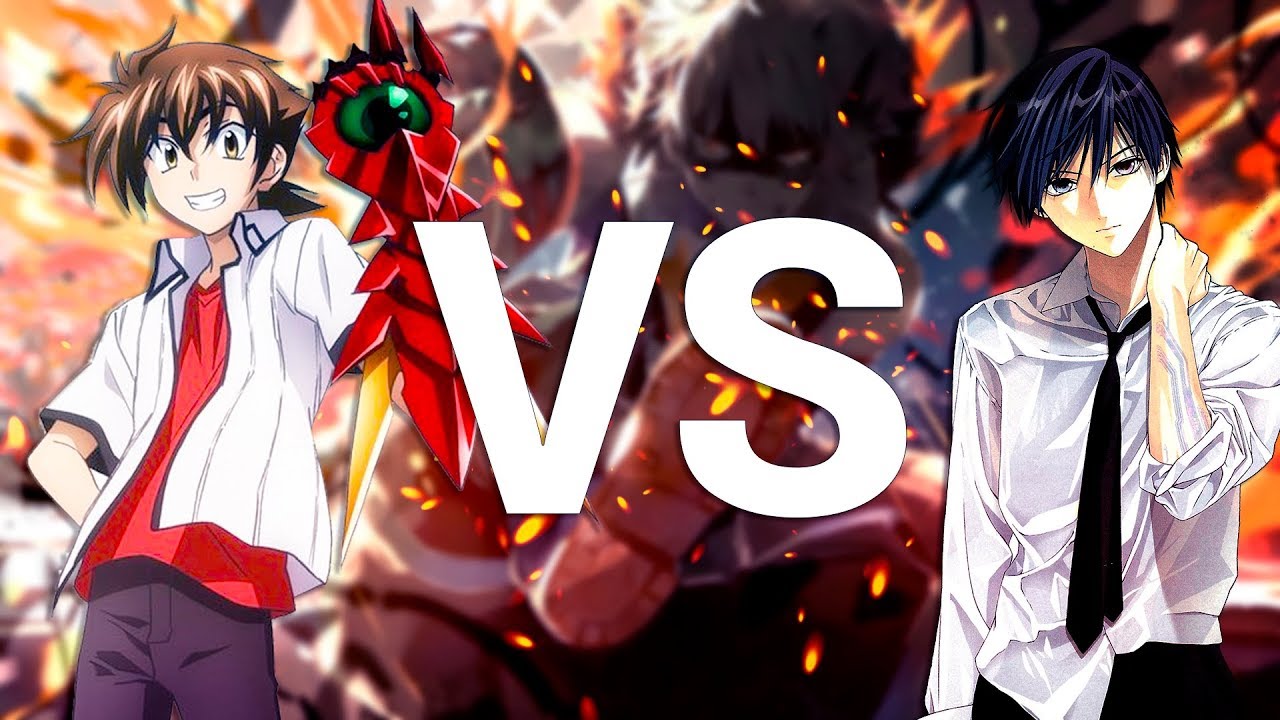 РЭП БАТТЛ Цукуне Аоно vs Хёдо Иссей \ RAP BATTLE Tsukune Aono vs Issei Hyoudou