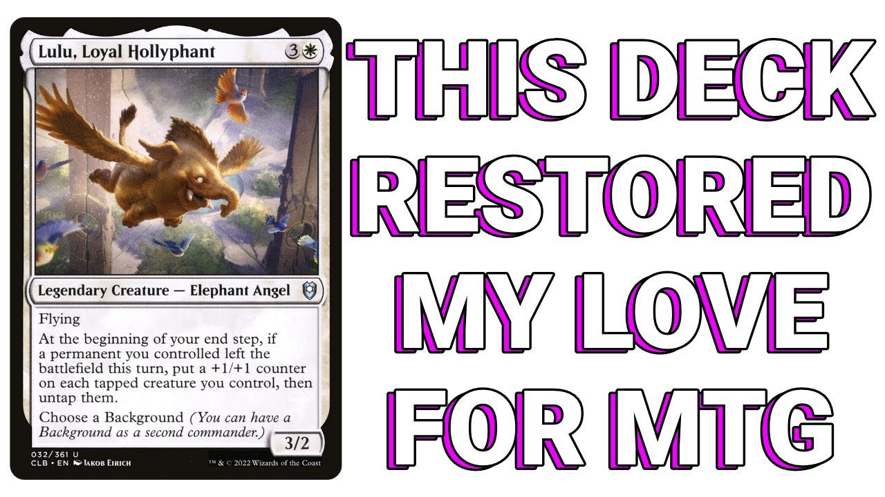 Lulu, Loyal Hollyphant + Folk Hero Deck Teck! Elephant Tribal Madness!