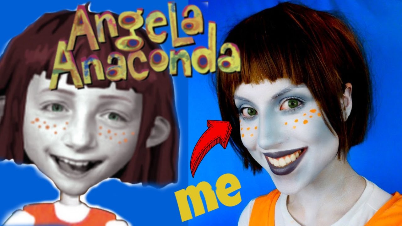 ANGELA ANACONDA HALLOWEEN MAKEUP TRANSFORMATION