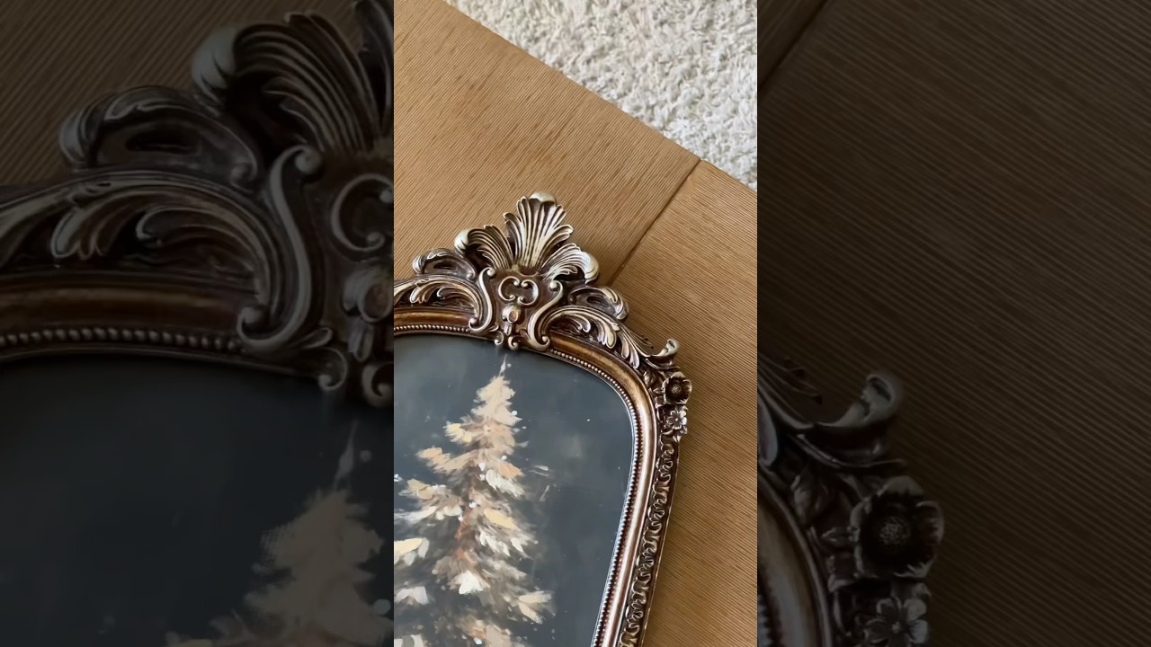 Kirkland&rsquo;s Vintage Frame & Christmas Tree Print!🎄