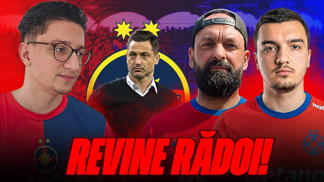 Mirel Rădoi este noul antrenor la FCSB! Reacția fanilor roș-albaștri | LIVE