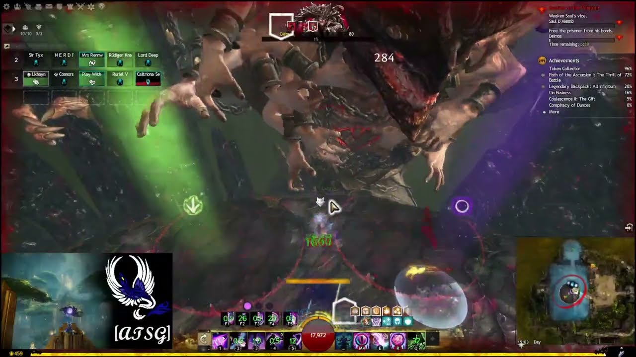 GW2 W4 Cele Scourge, Heal Chorno PoV