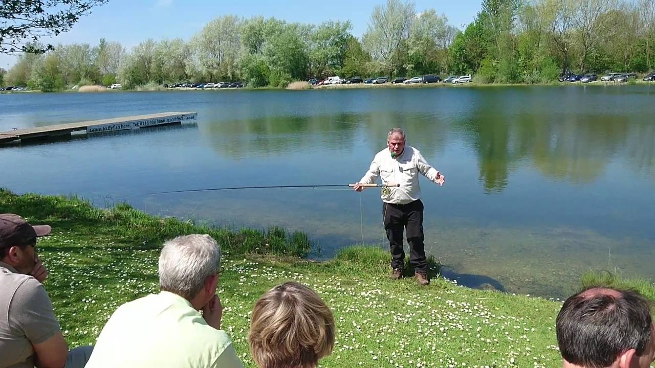 001. Mackenzie FX1 Graphene salmon fly rod demonstration by Scott Mackenzie at the Sportfish Show