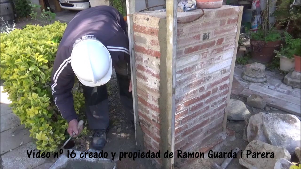 Cómo hacer aristas con mortero de cemento portland Vídeo nº 16 actualizado