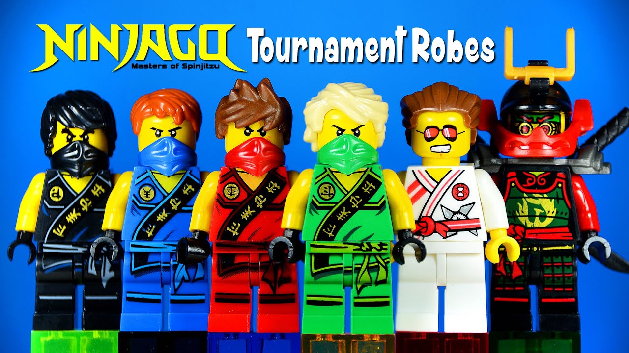 LEGO Ninjago 2015 Tournament Robes KnockOff Minifigures Set 13 Masters of Spinjitzu