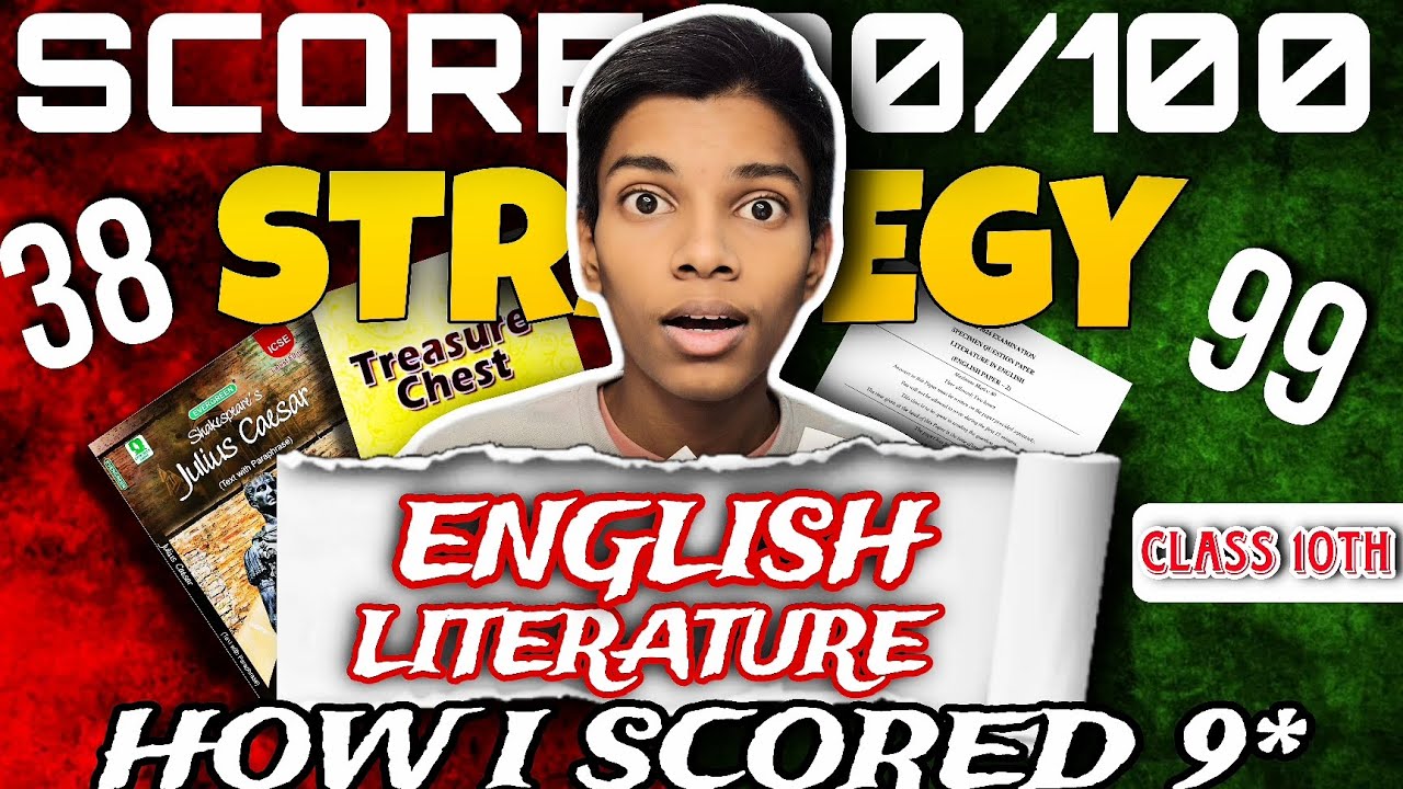 HOW TO SCORE 100/100 IN ENGLISH LITERATURE CLASS 10TH BOARDS ICSE 2025 #icse2025 #icse