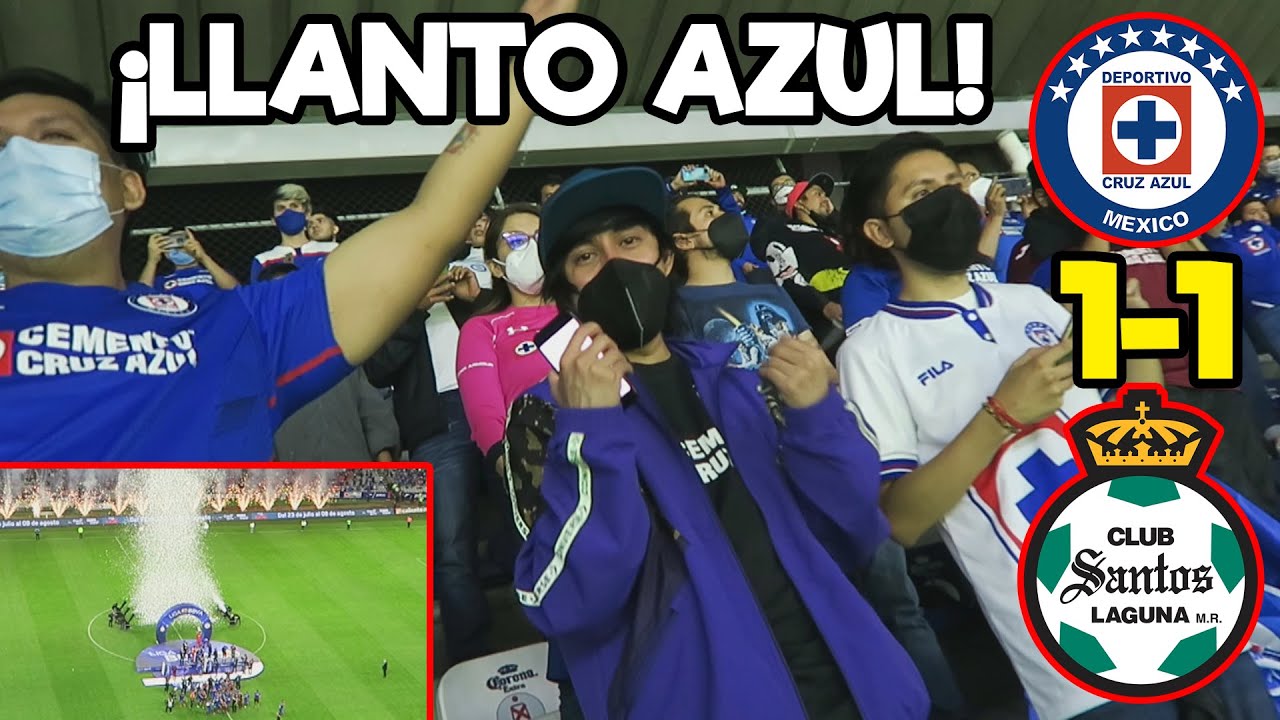 ¡CRUZ AZUL CAMPEÓN! CRUZ AZUL 1-1 SANTOS DESDE EL ESTADIO AZTECA Reacciones Final Vuelta 2021