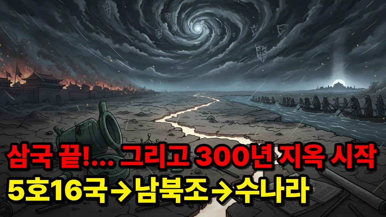 오호십육국·남북조·수나라 | 삼국 이후 약 300년의 대혼란 정리