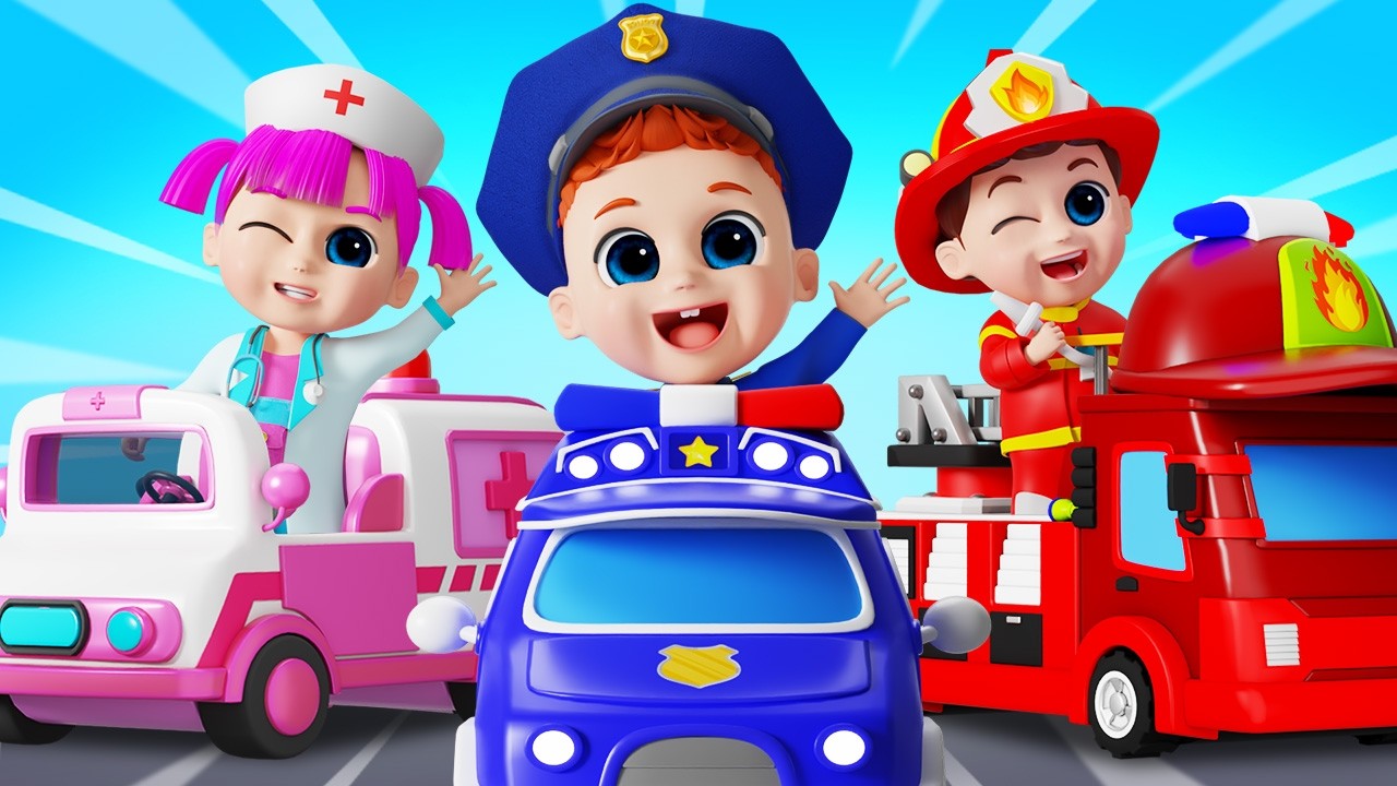 Jobs and Career Song | Police or Firefighter | Bibiberry Nursery Rhyme & Kids Song