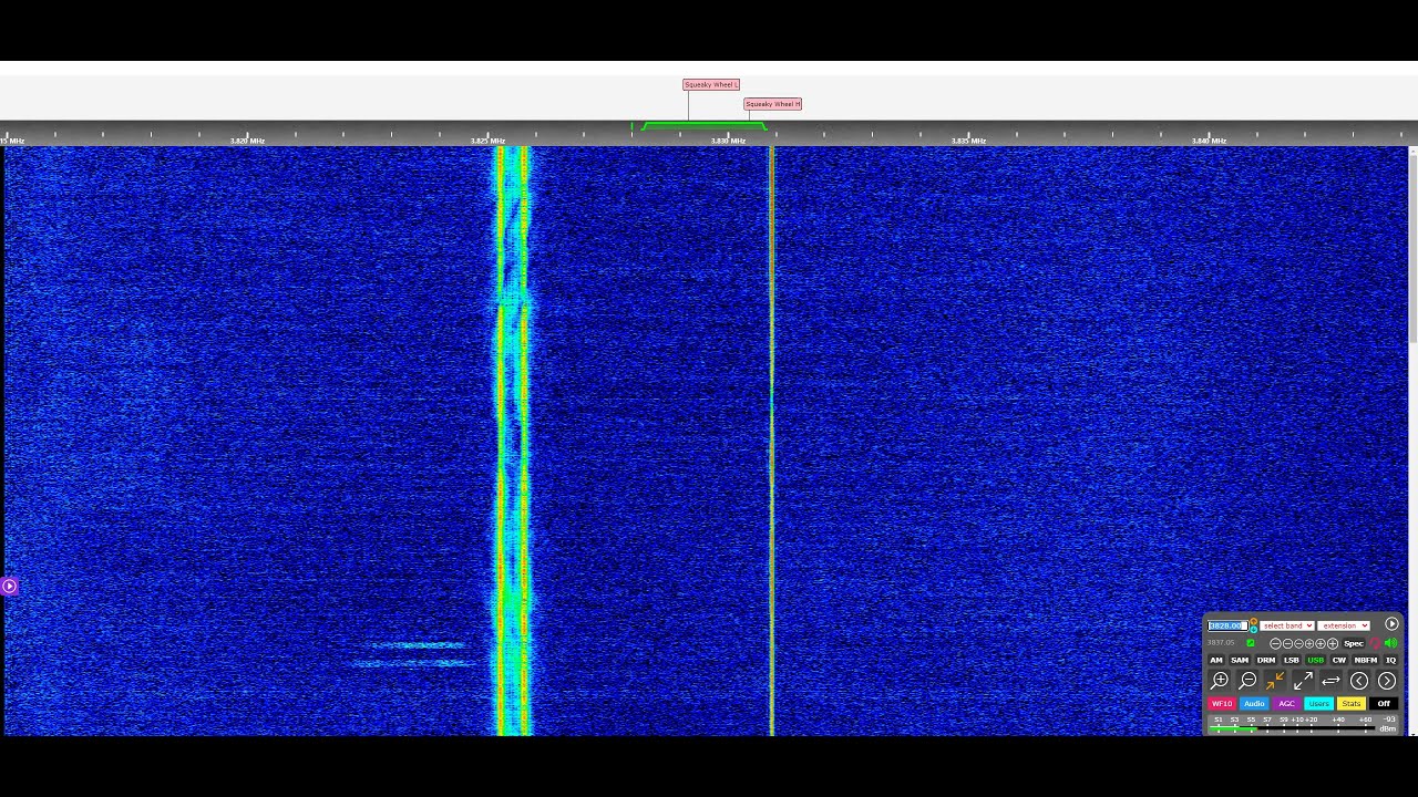 |The Squeaky Wheel| Night time frequency changed? 3828kHz to 3807kHz Jan 9th 2022 16:43 UTC +0