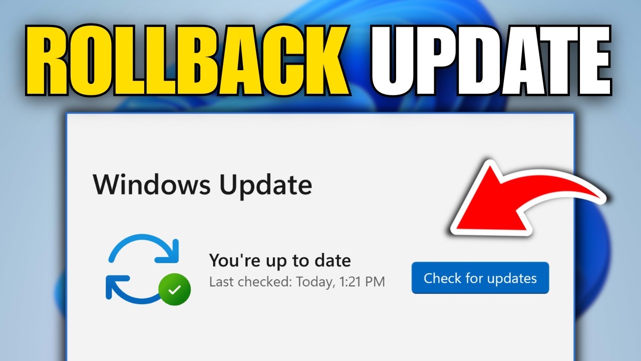 How To Rollback Windows 11 Updates (Step By Step)