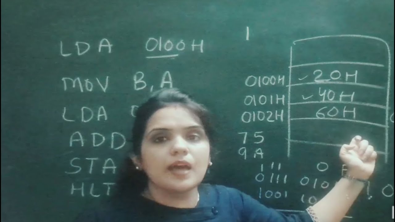 8 bit addition in 8085 | add two numbers considering carry | 8085 program | 8085 microprocessor