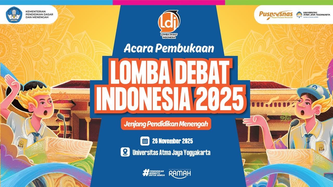 Acara Pembukaan Lomba Debat Indonesia (LDI) 2025