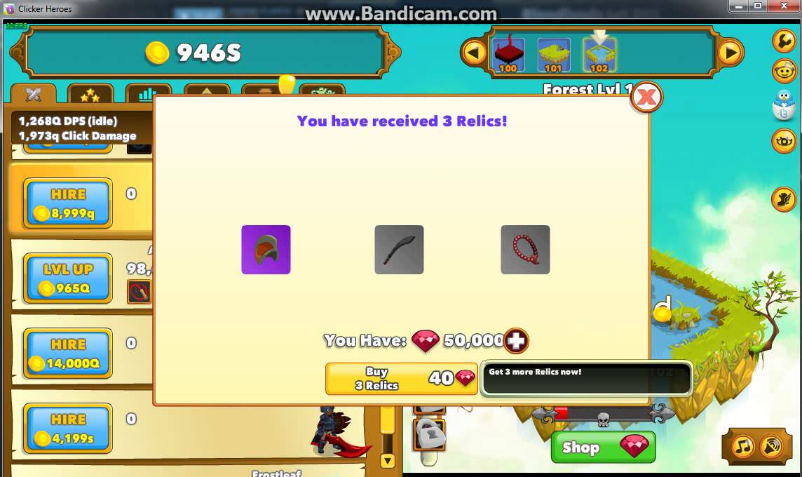 Clicker heroes - Unlimited ruby ^^ V0.20