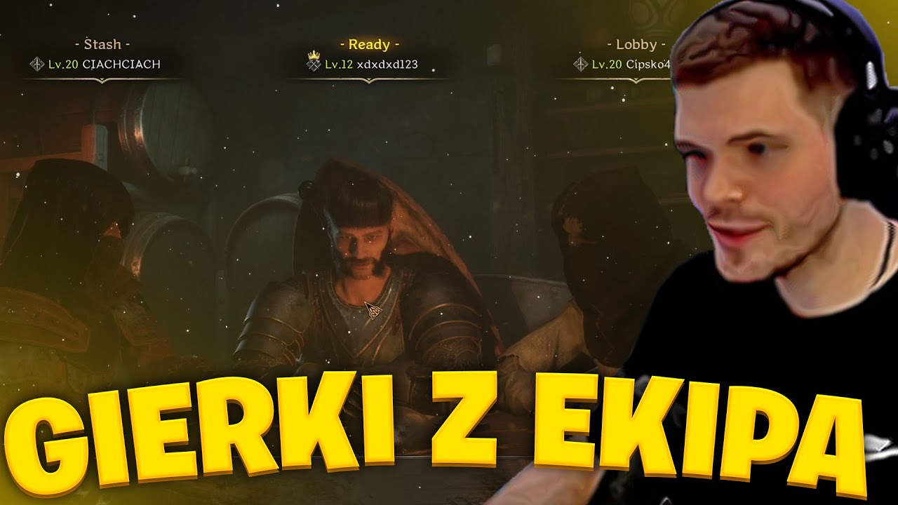 GUCIO I DARK AND DARKER I GIERKI Z EKIPA I NAJLEPSZE MOMENTY STRIMA #533