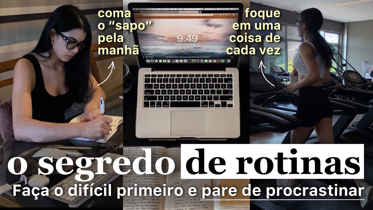 OS SEGREDOS DE ROTINAS PRODUTIVAS 🗝️ [como N&Atilde;O PROCRASTINAR o planejamento]