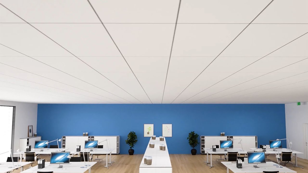 Rockfon® System Ultraline E™ | Système d'installation du plafond