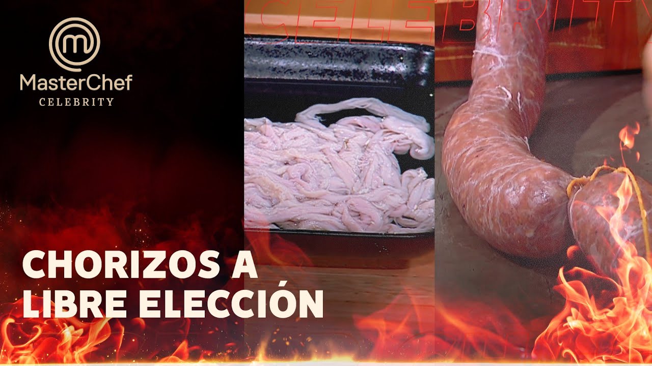 El camino a la final de Masterchef Celebrity comenzó con un desafío de chorizos