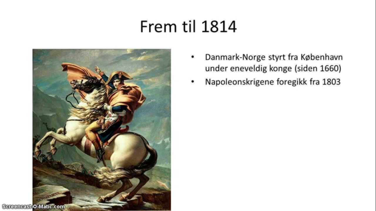 Norge, 1814-1905 - 2/5 - Revolusjonsåret 1814