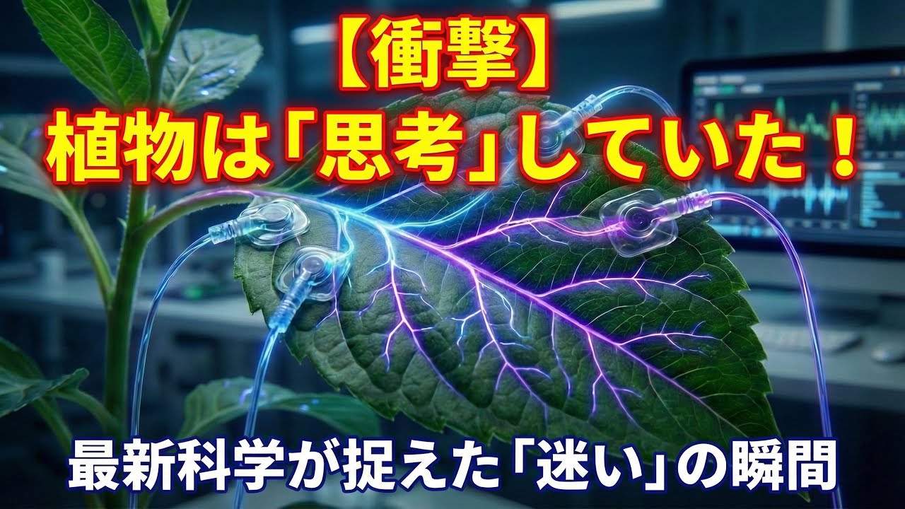 【衝撃】植物はただ耐えているだけじゃなかった。電気信号が示す「知性」の解明