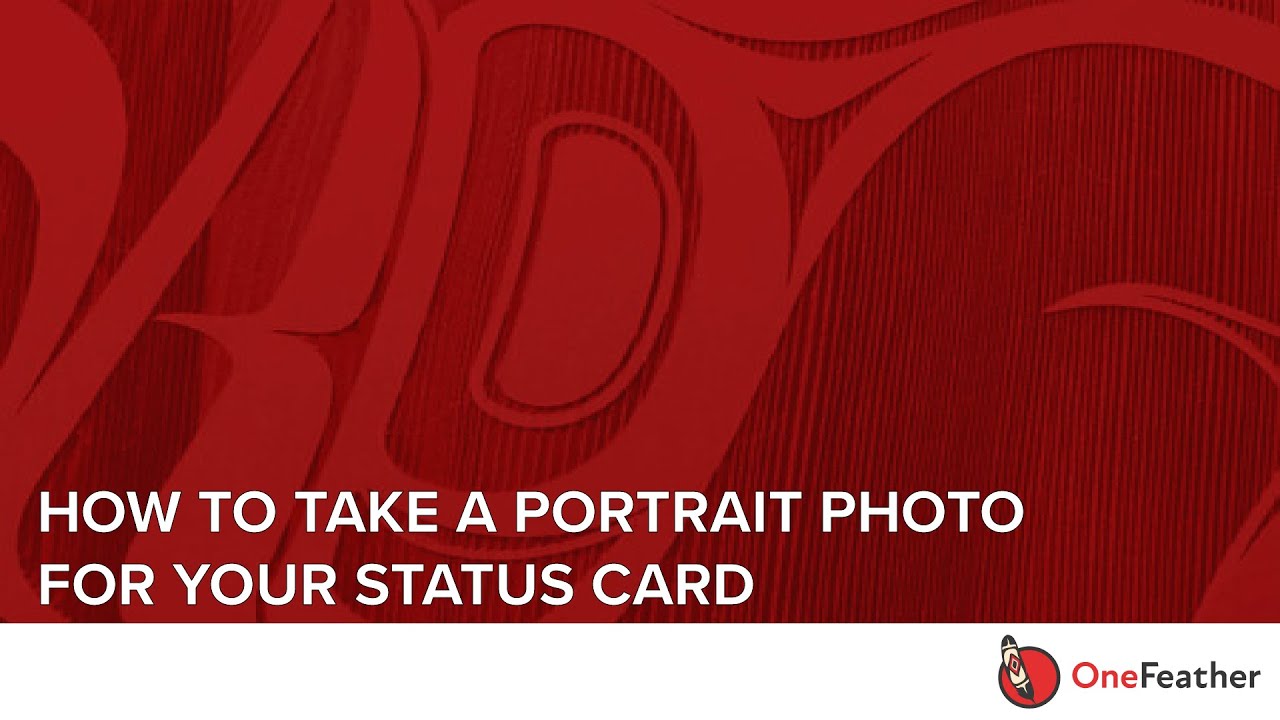 How to take a portrait photo for your status card || OneFeather
