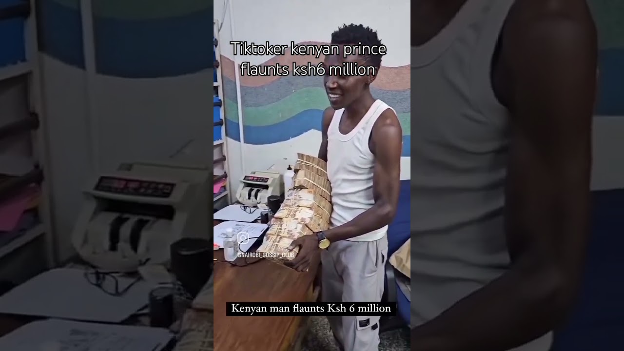 Kenyan prince flaunts 6million Kenyan shillings #kenya #forex #millionaire #kenyanyoutuber