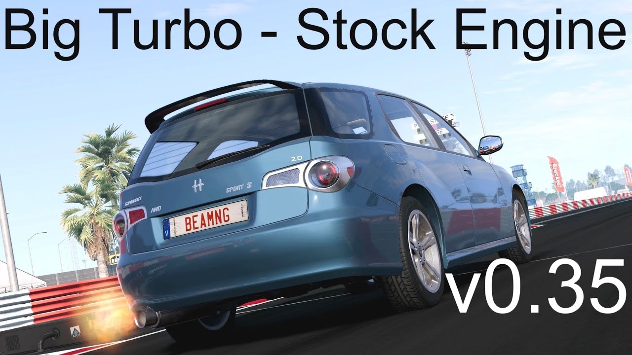 Sunburst Remaster Turbo Stress Test! BeamNG 0.35 Update