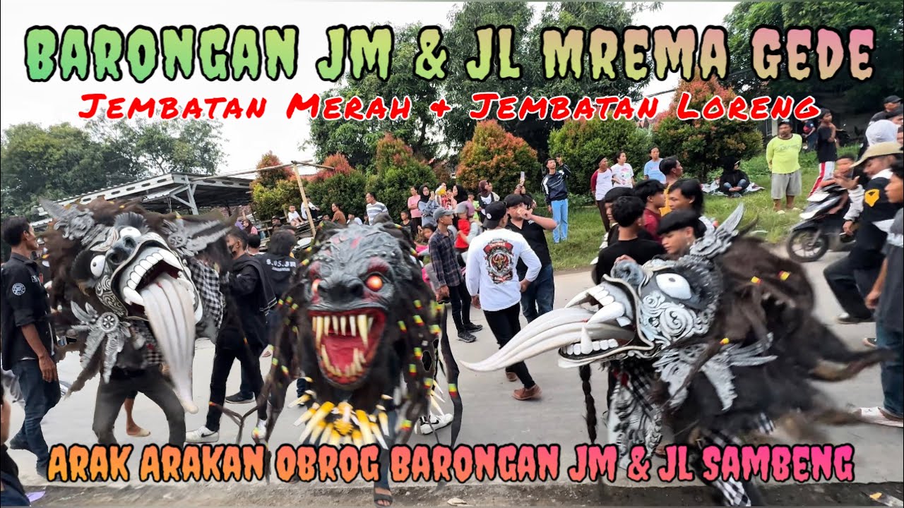 OBROG BARONGAN JEMBATAN MERAH JEMBATAN LORENG MREMA GEDE WULAN PUASA DESA SAMBENG GUNUNG JATI 2025