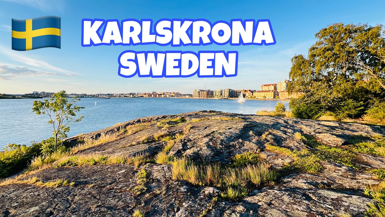 Cảnh đẹp ở miền nam Thụy Điển | KARLSKRONA SWEDEN