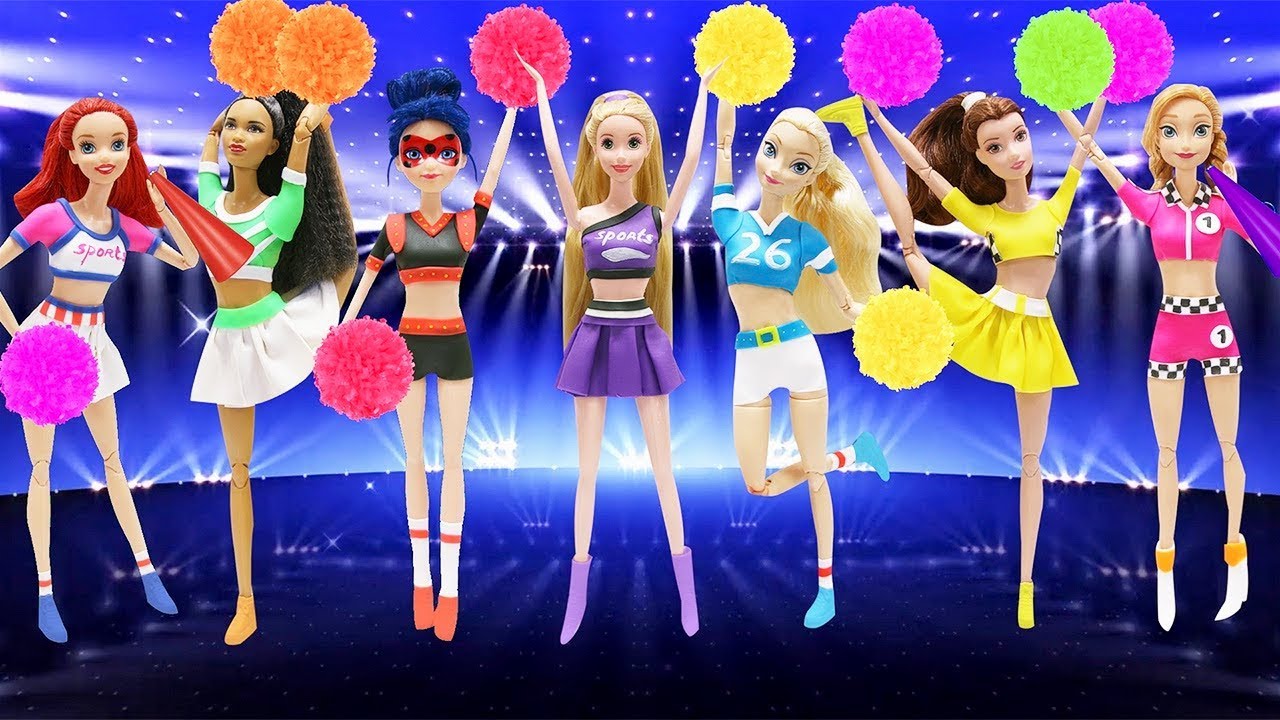 Play Doh Disney Princess Cheerleaders Inspires Costumes