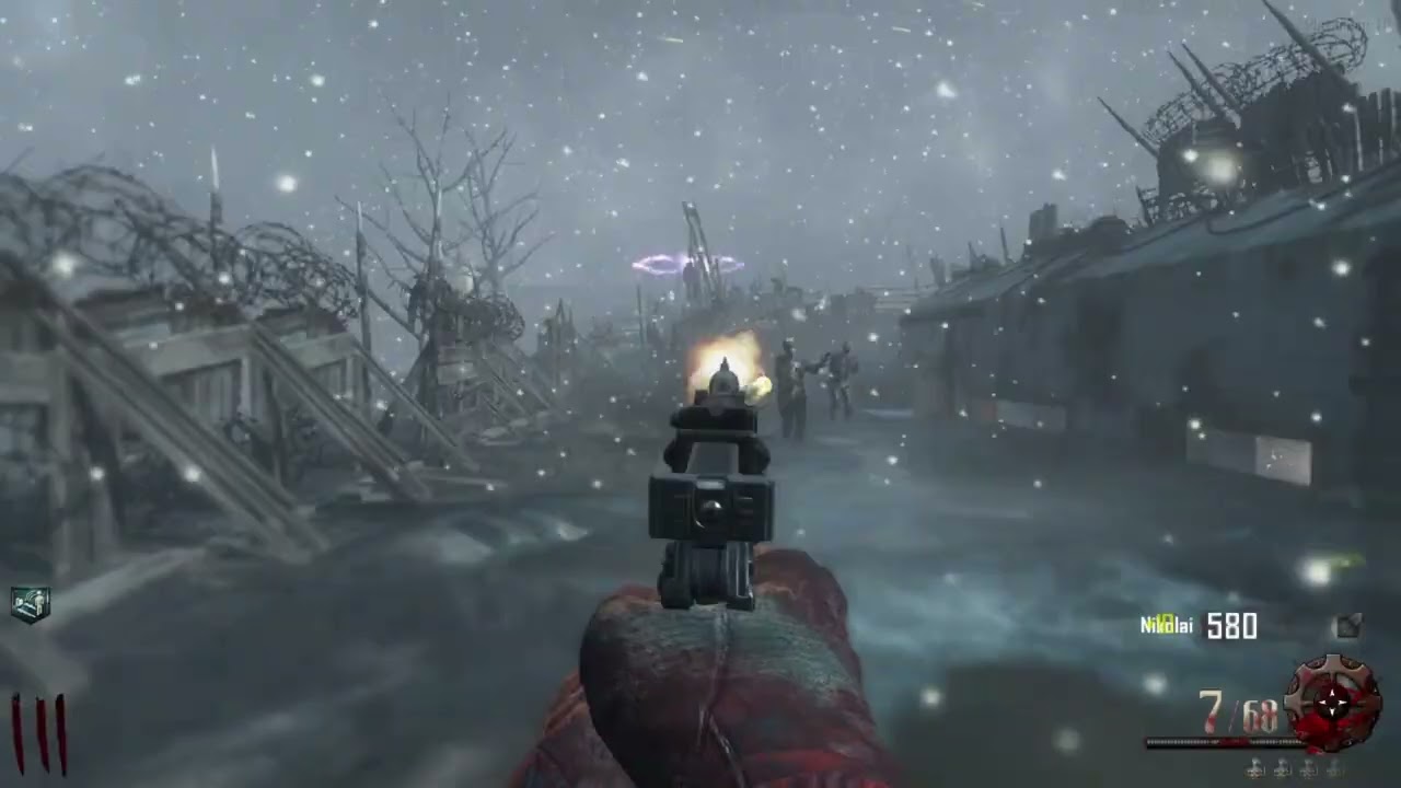 اول تجربة لزومبي ببلاك اوبس 2 the first zombies in black ops2
