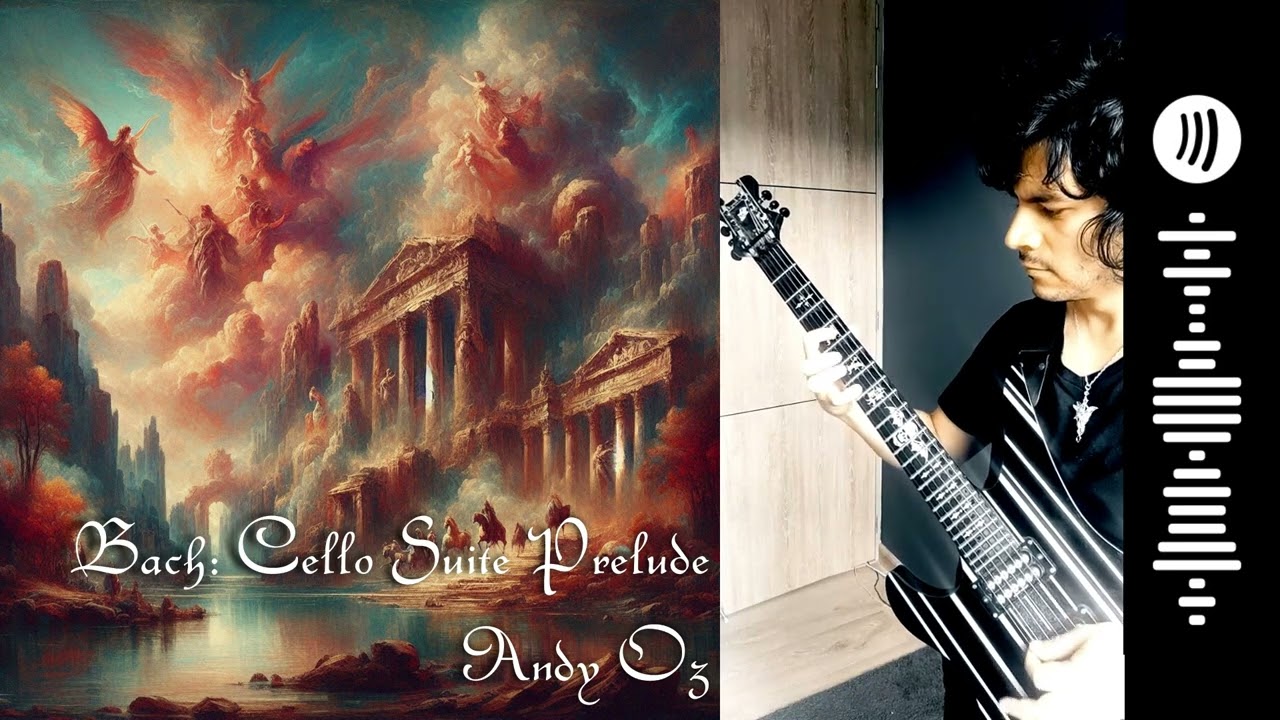Cello Prelude - Johann Sebastian Bach (Guitar Cover by Andy Oz)