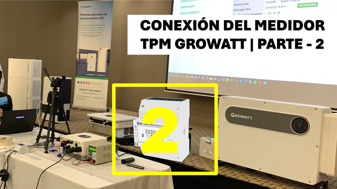 CONEXIÓN DEL MEDIDOR TPM GROWATT | PARTE - 2