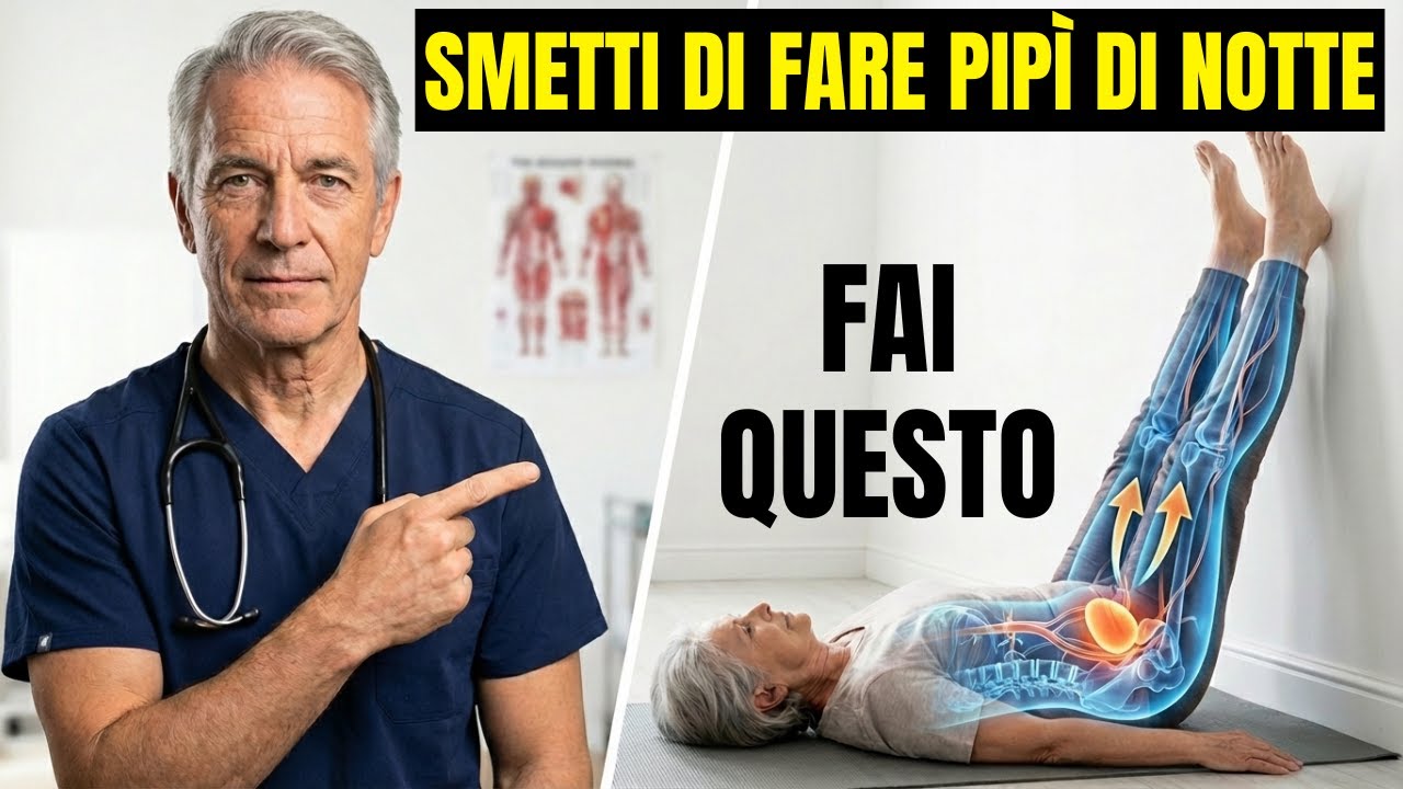 Ti Svegli 3 Volte a Notte per il Bagno? Dopo i 60 Non è la Vescica