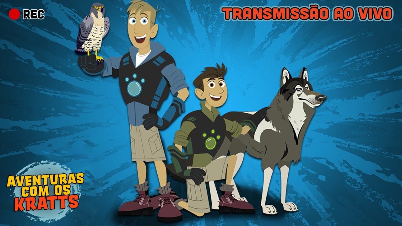 🔴 AO VIVO | Maratona de epis&oacute;dios completos com os irm&atilde;os Kratt 🐨🦒