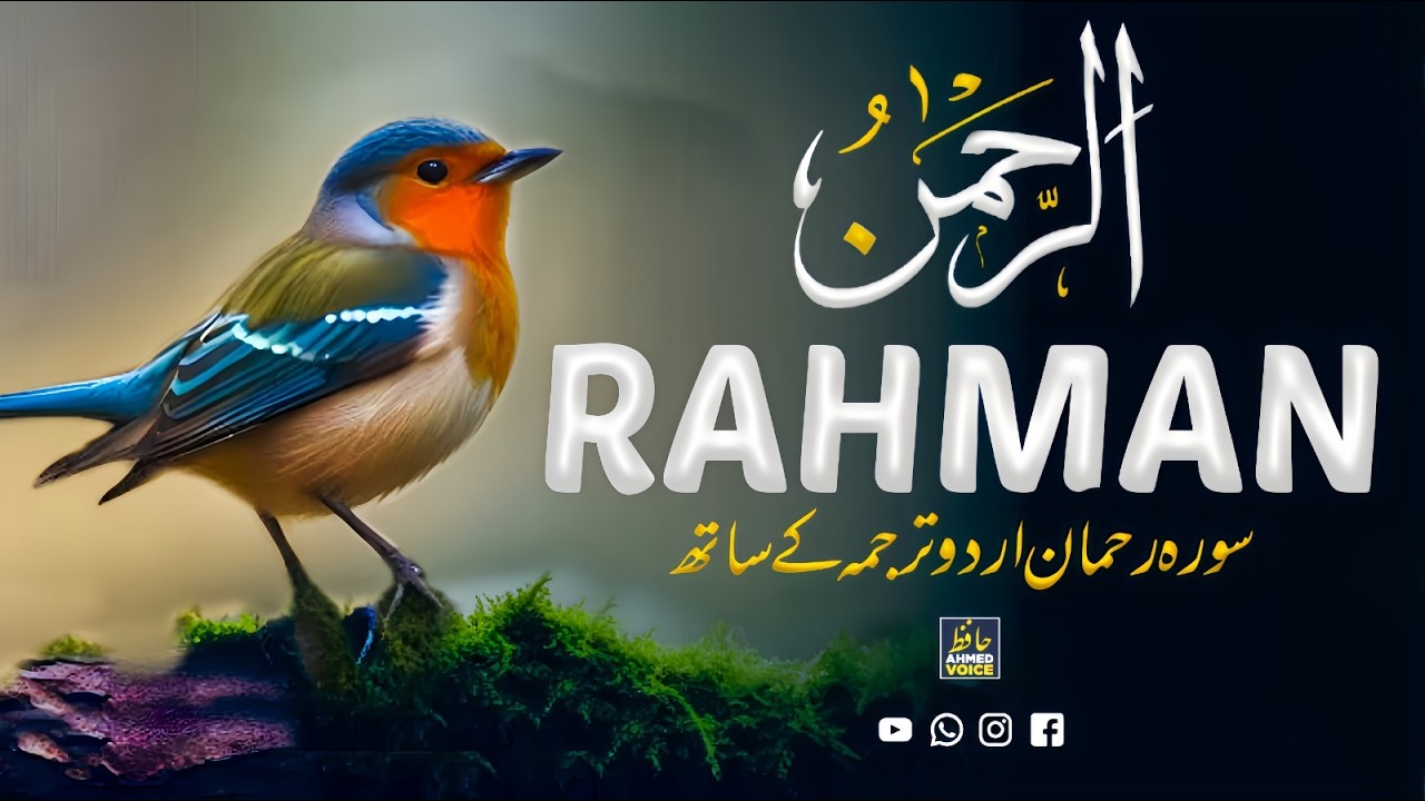 Surah Rehman Full Urdu Tarjuma Ke Sath By Qari Abdul Basit | Quran Recitation