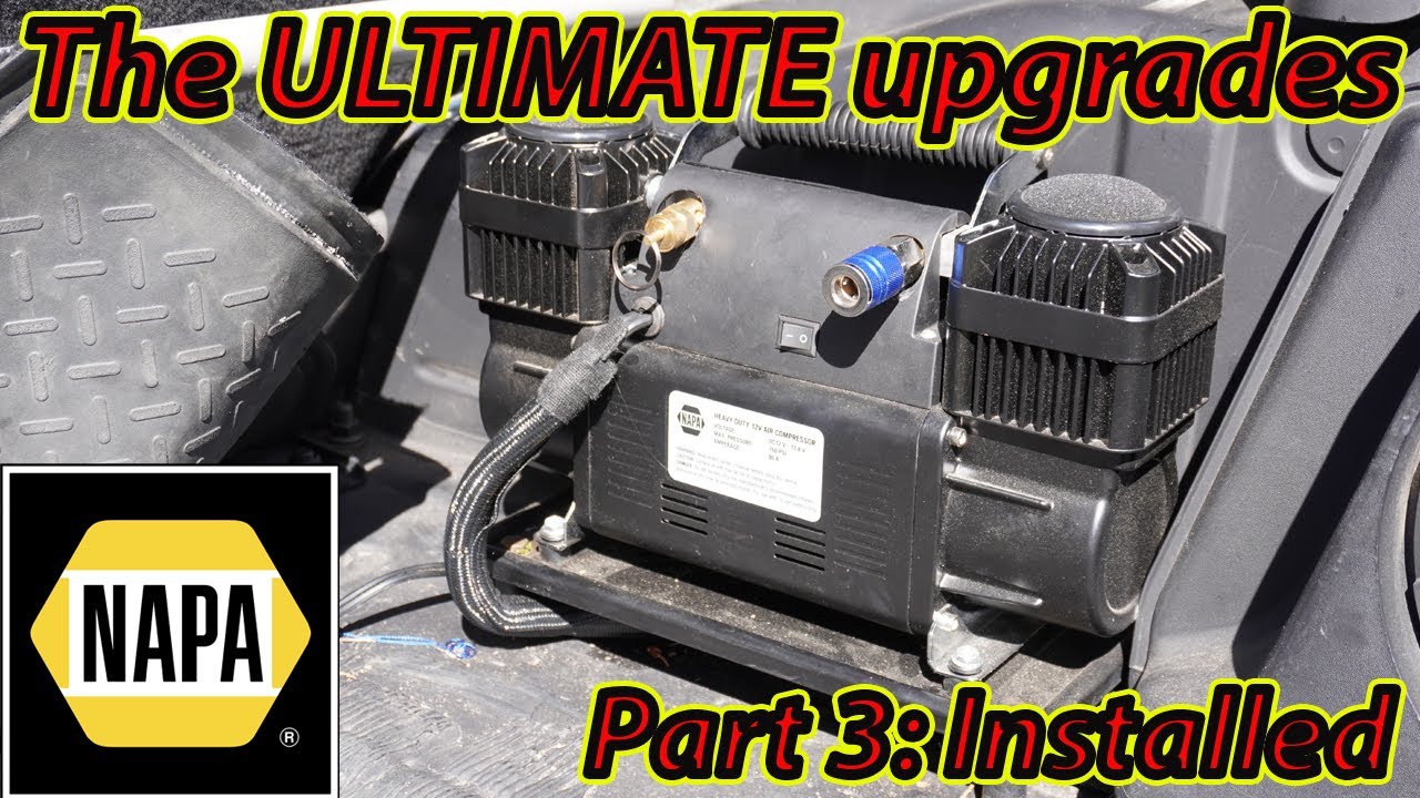 The Ultimate NAPA compressor! Part 3: Install  #jeep #4x4 #overlanding #NAPA #automobile