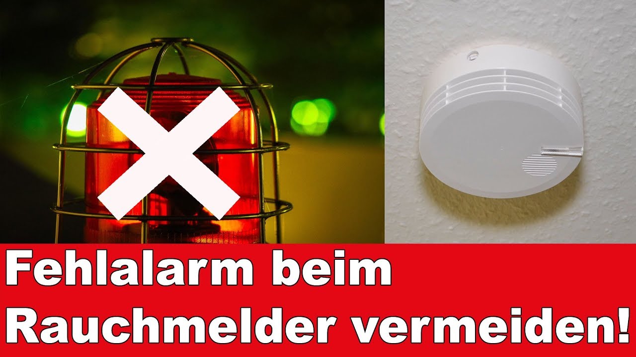 Fehlalarm beim Rauchmelder vermeiden