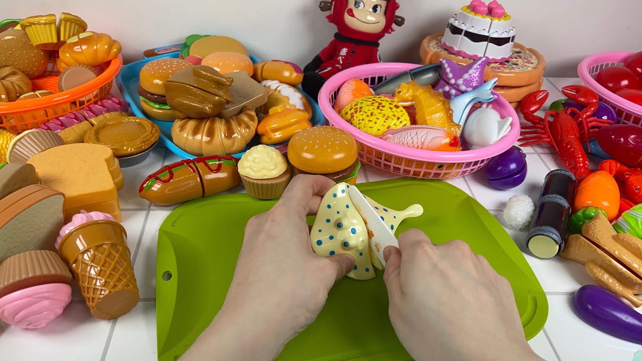 Satisfying Cutting asmr fruits🍏, dessert🍕