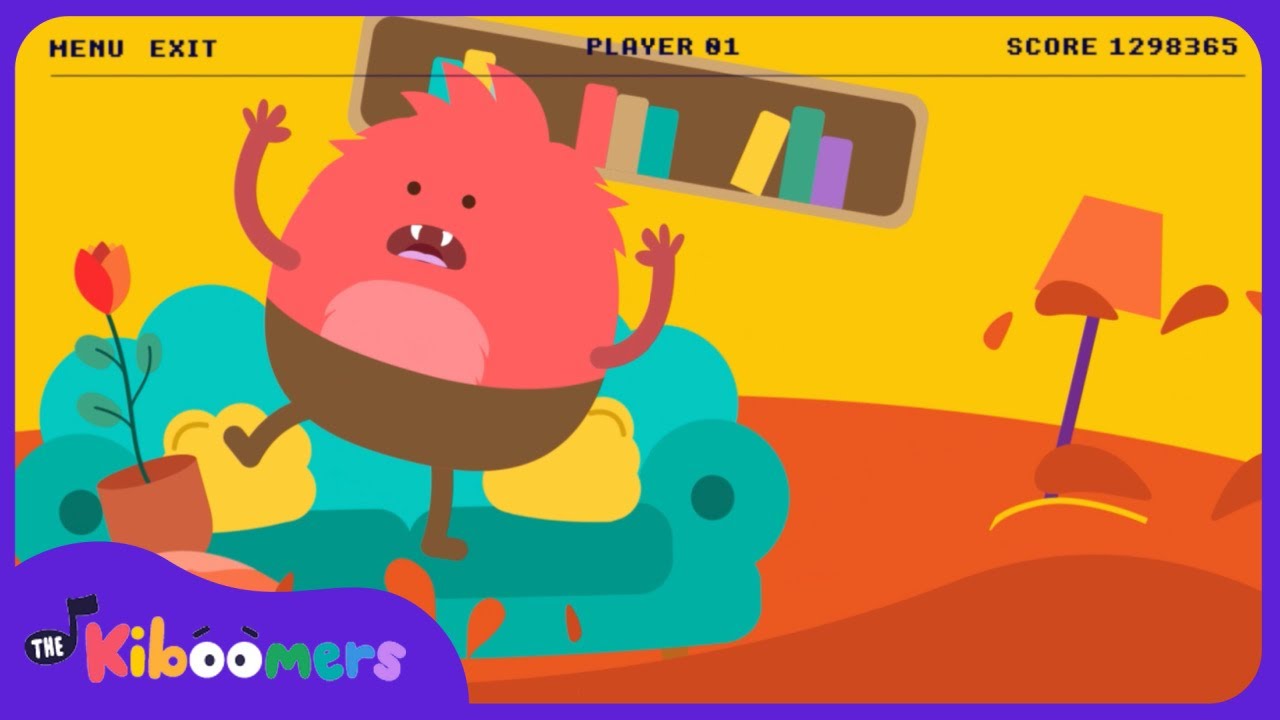 THE KIBOOMERS' Brain Break: Floor is Lava 2 Freeze Dance Songs