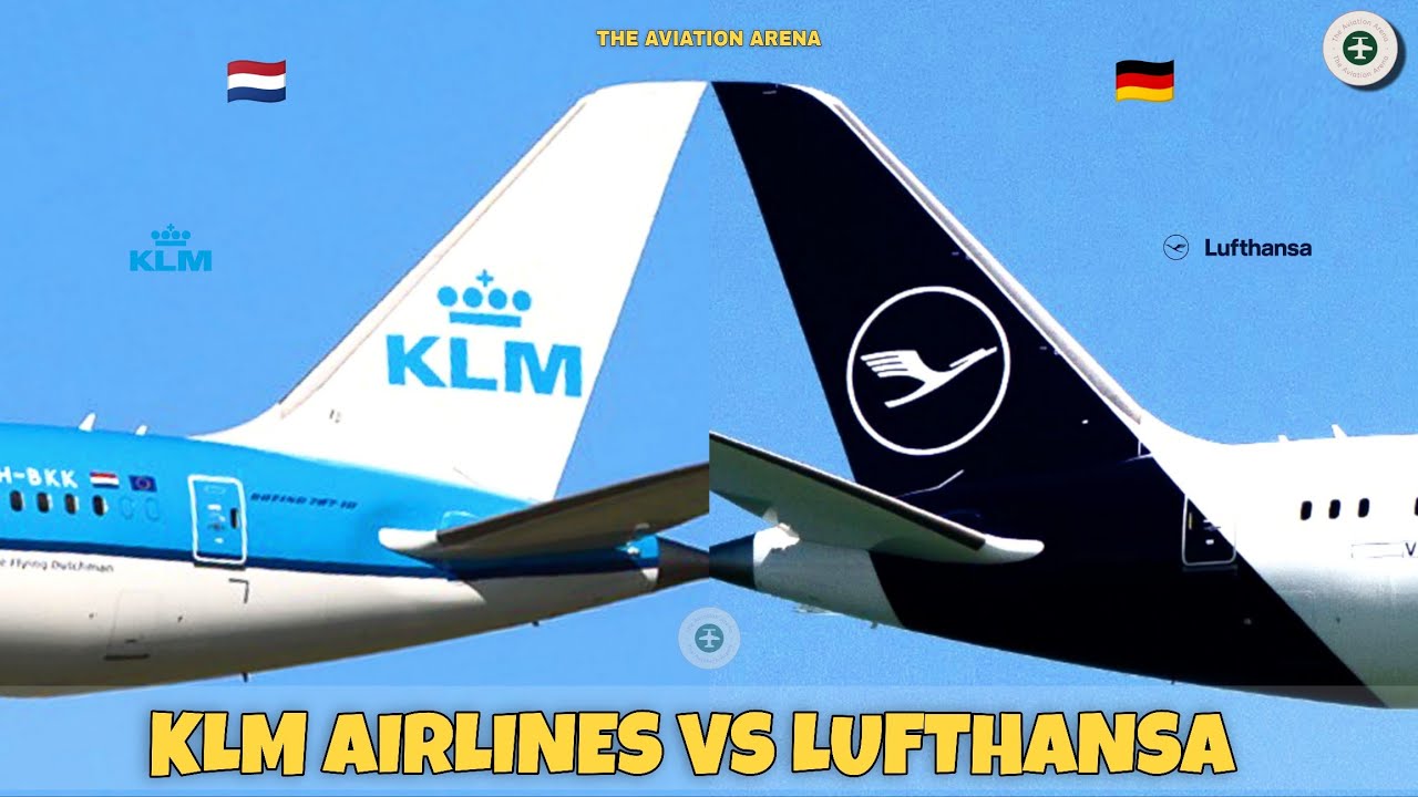 KLM Royal Dutch Airlines Vs Lufthansa Comparison 2025! 🇳🇱 Vs 🇩🇪