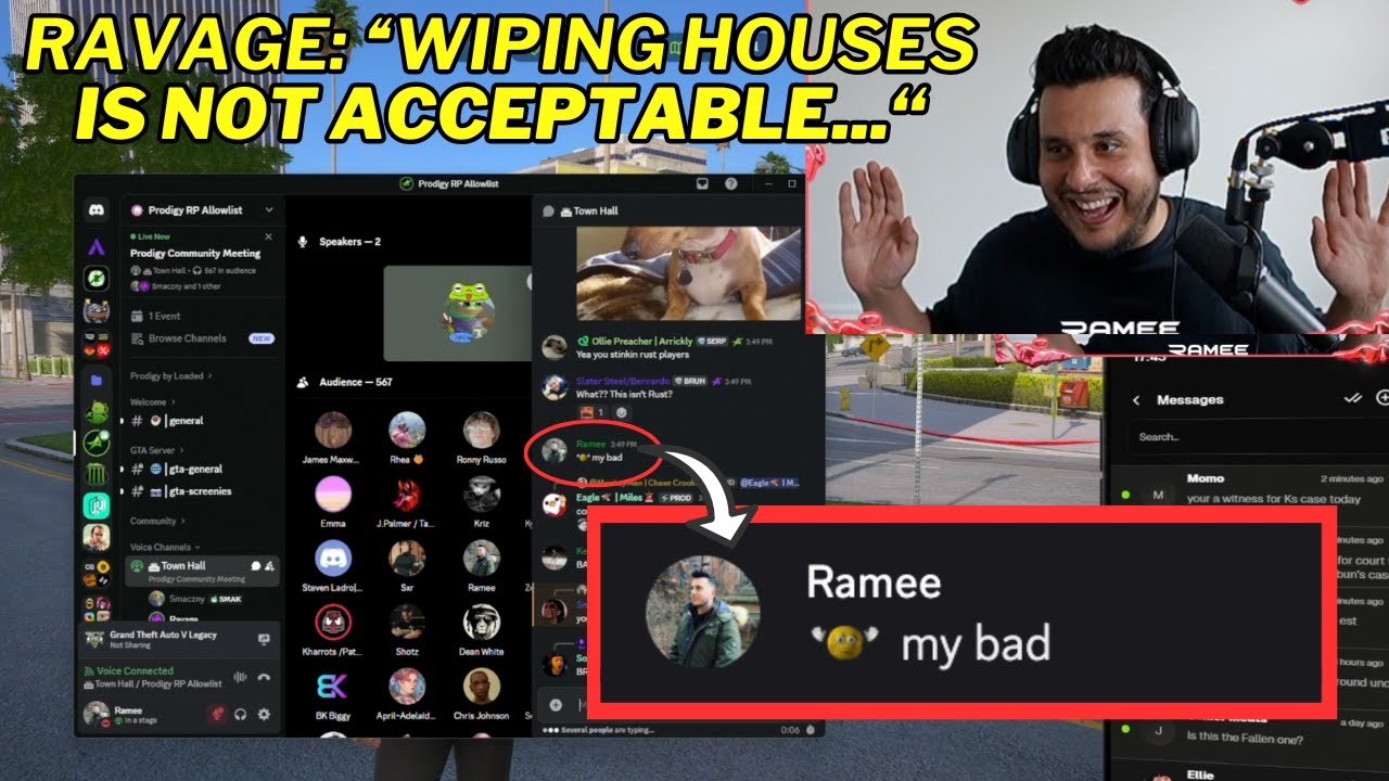Ramee Gets Called Out During the Prodigy Community Meeting... | Prodigy 2.6 | GTA | CG