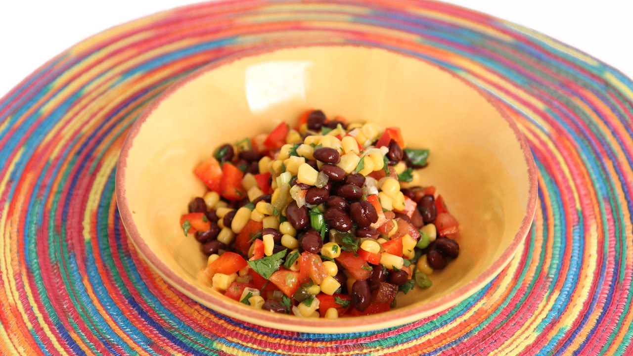 Black Bean Salsa Recipe - Laura Vitale - Laura in the Kitchen Episode 569
