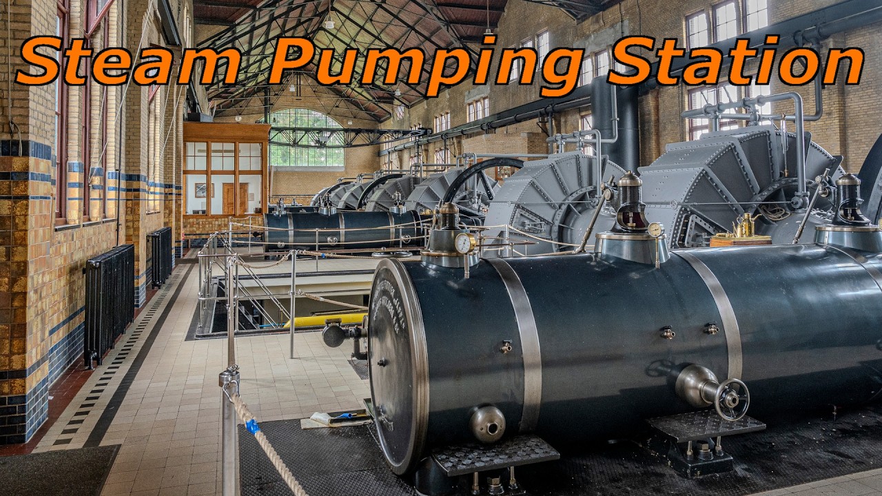 Steam Pumping Station in the Netherlands l Woudagemaal Lemmer