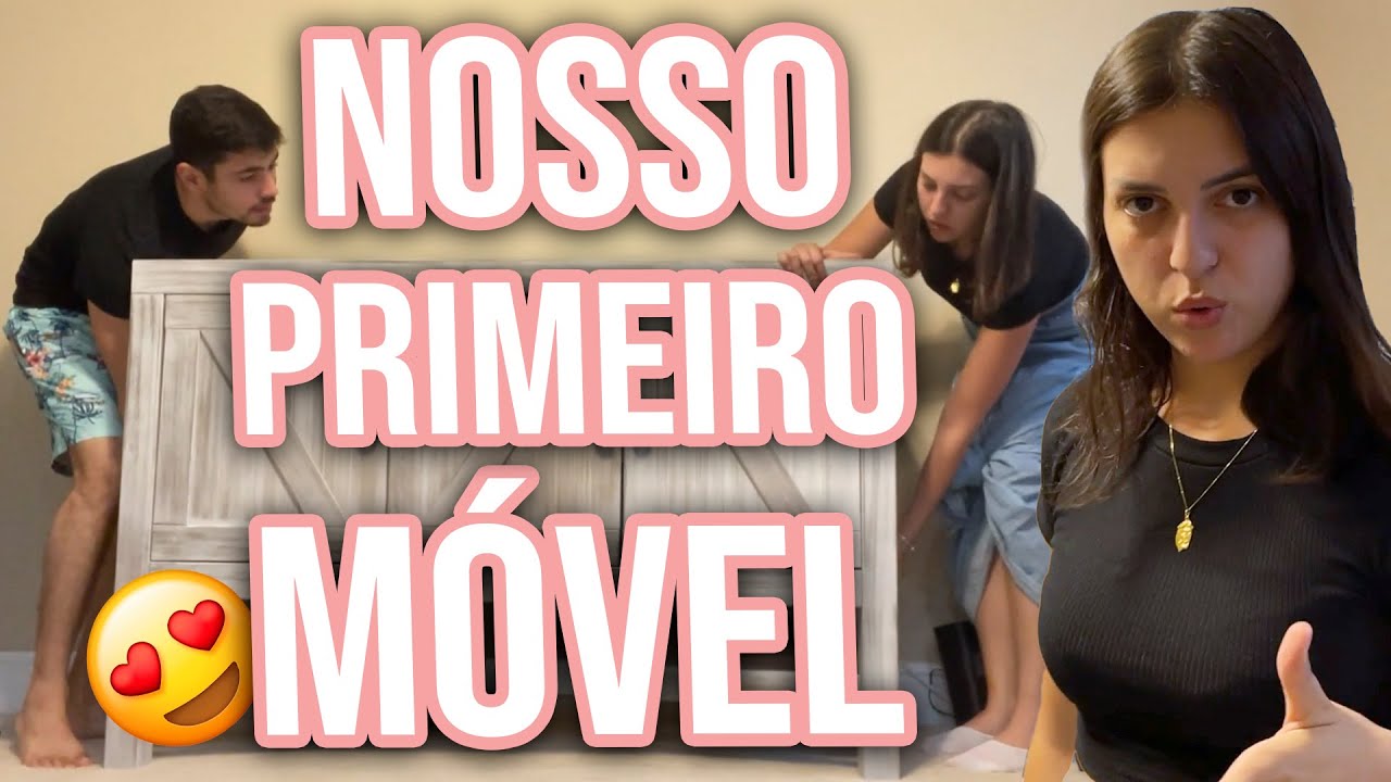 COMPRAMOS O PRIMEIRO MÓVEL PARA A CASA NOVA