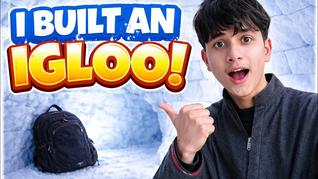i built an igloo 🤩 || ixdanihal || 